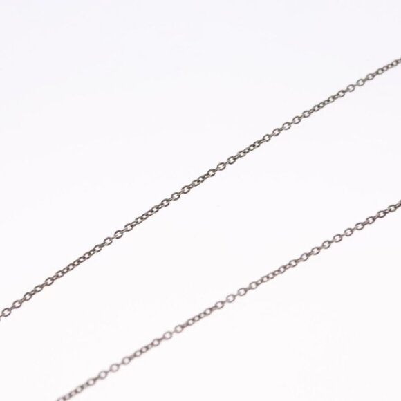 TIFFANY&Co. Double Loop Necklace Ag925 Silver Auth am7913 - Picture 8 of 16
